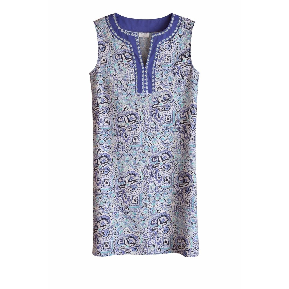 Cabana Life x Talbots UPF 50 Byron Bay Floral Embroidered Tunic Cover-Up Large